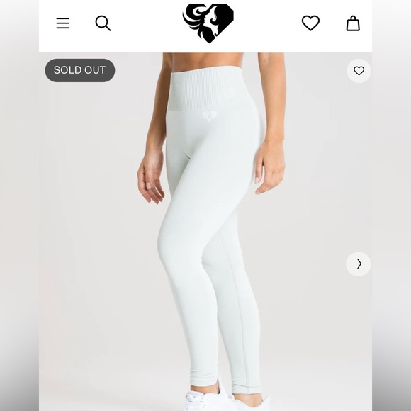 Women’s Best Power Seamless leggings Wasshed Light Grey - Picture 4 of 6